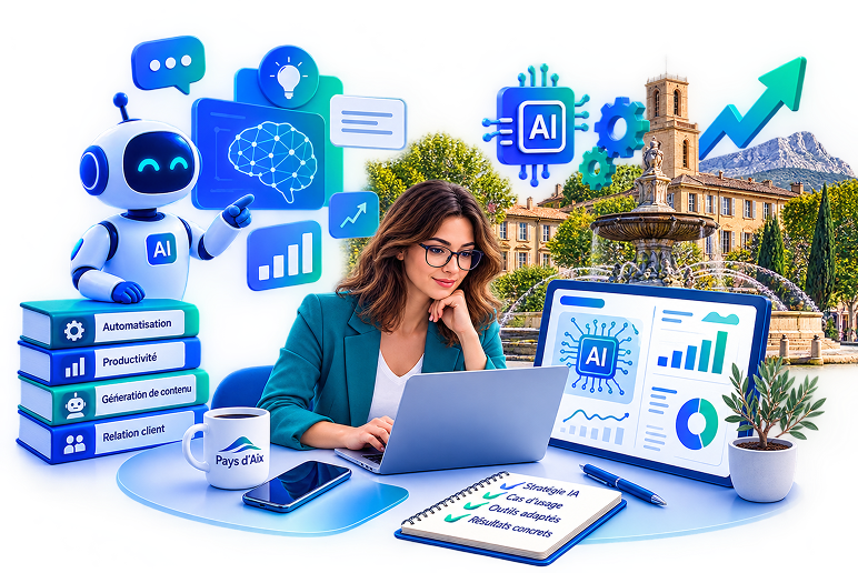 L'intelligence artificielle pour les entreprises du Pays d'Aix — du concret, pas du marketing
